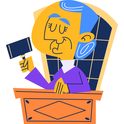 Judge free sticker