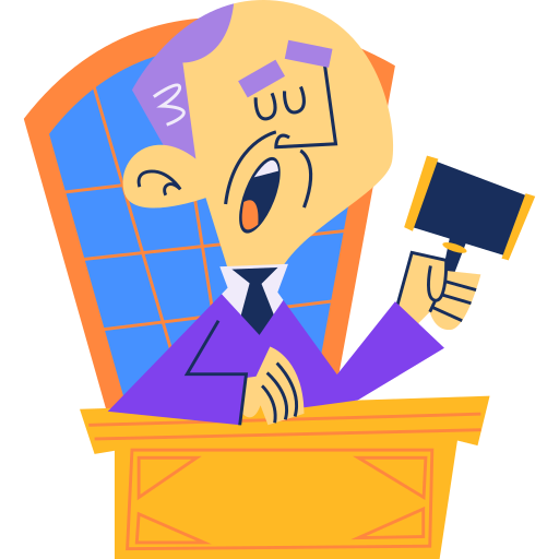 Judge free sticker Judge free sticker