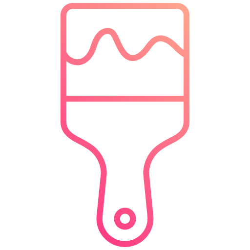 cepillo de pintura icono gratis