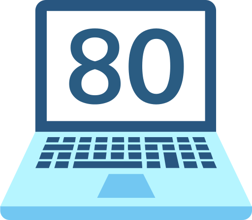 80 kostenlos Icon 80 kostenlos Icon