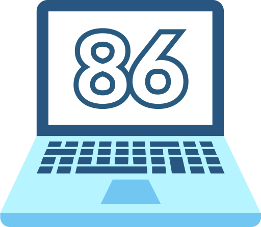 86 icono gratis
