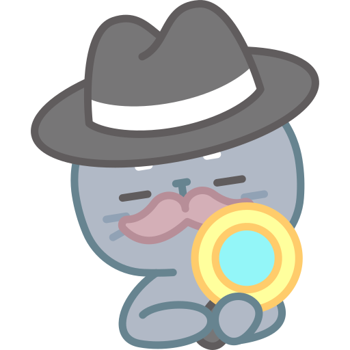 detective gratis sticker