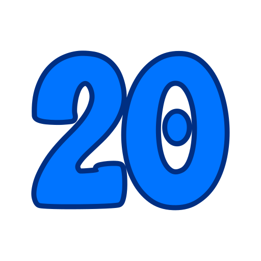 nummer 20 kostenlos Icon nummer 20 kostenlos Icon