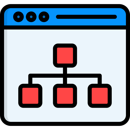 mapa del sitio icono gratis