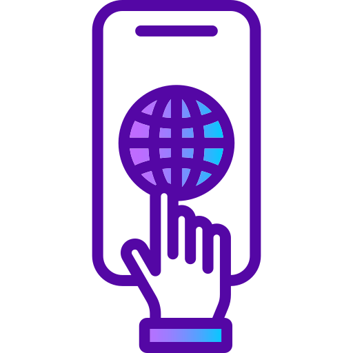Mobile web free icon