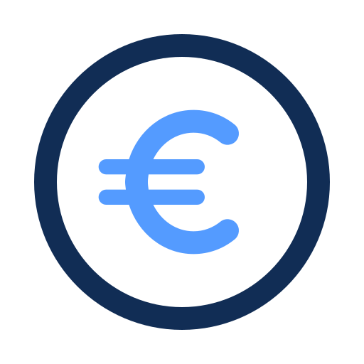 euro icono gratis