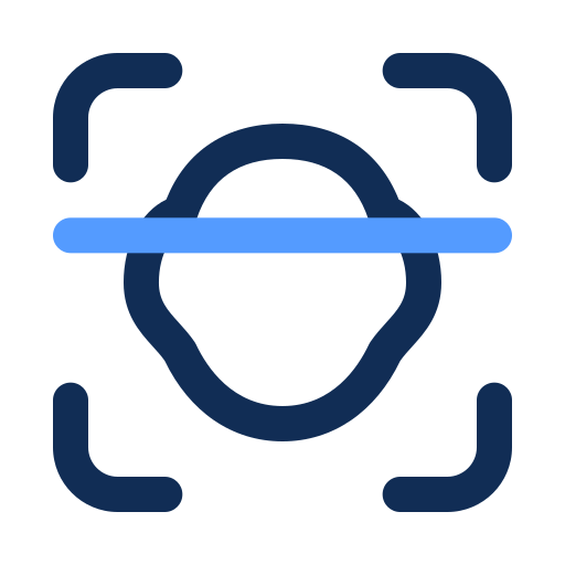 Face scan free icon