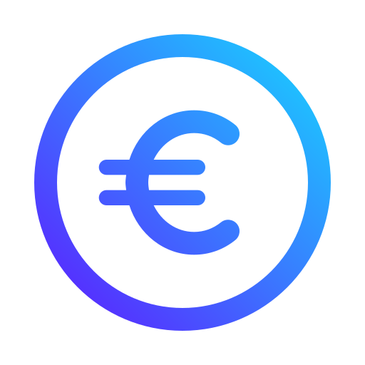 euro icono gratis