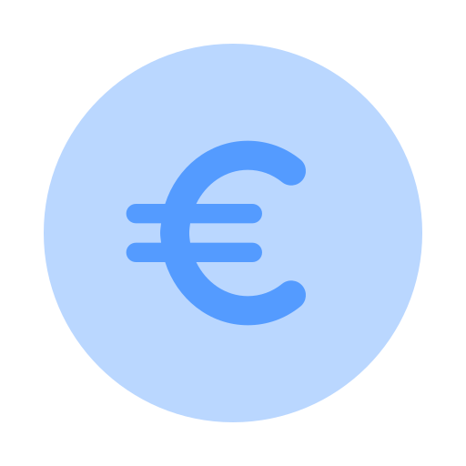 euro Icône gratuit euro Icône gratuit