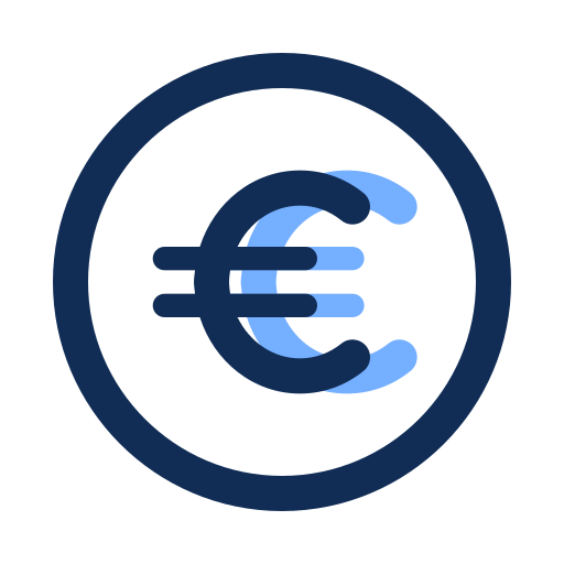 euro icono gratis