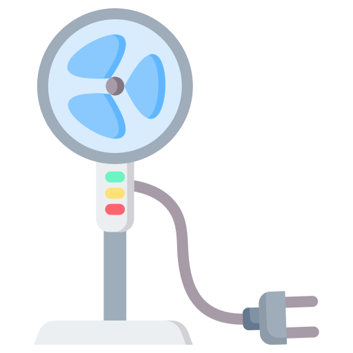 ventilador eléctrico icono gratis