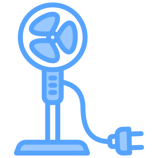 ventilador eléctrico icono gratis