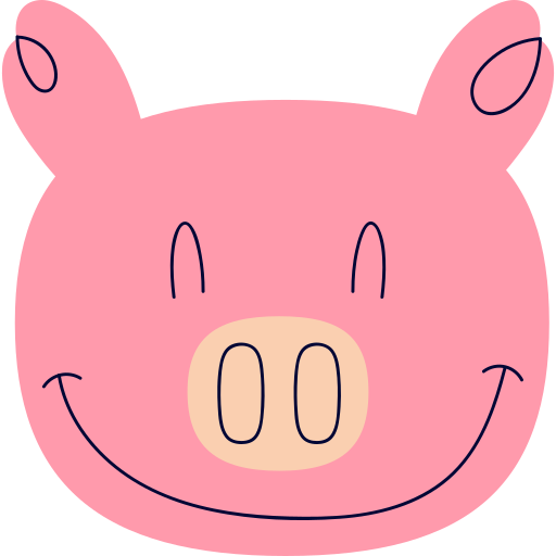 Pig Stickers - Free animals Stickers