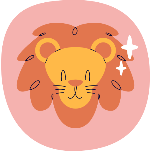 león gratis sticker