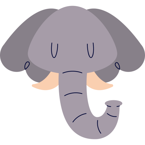 Elephant Stickers - Free animals Stickers