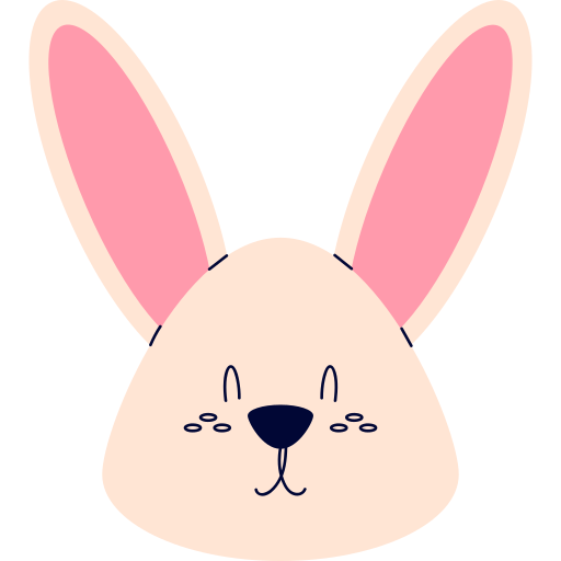 Rabbit Stickers - Free animals Stickers