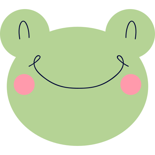 Frog free sticker Frog free sticker