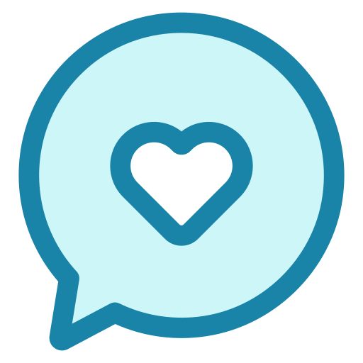 charla de amor icono gratis