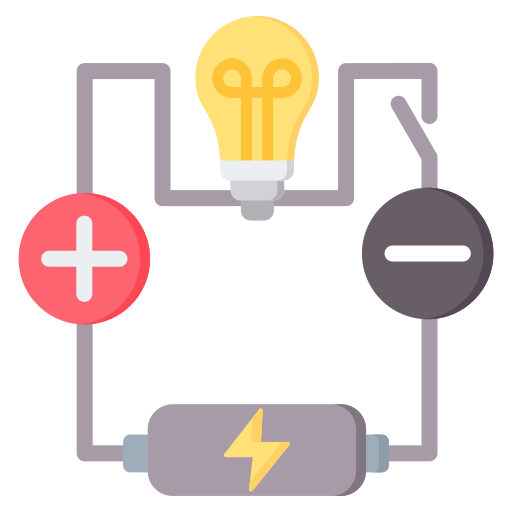 circuito eléctrico icono gratis