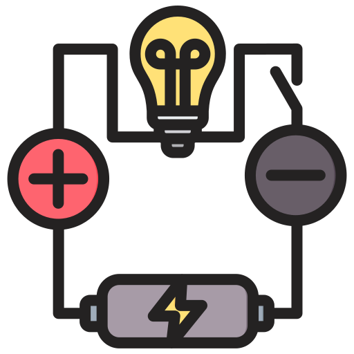 circuito eléctrico icono gratis