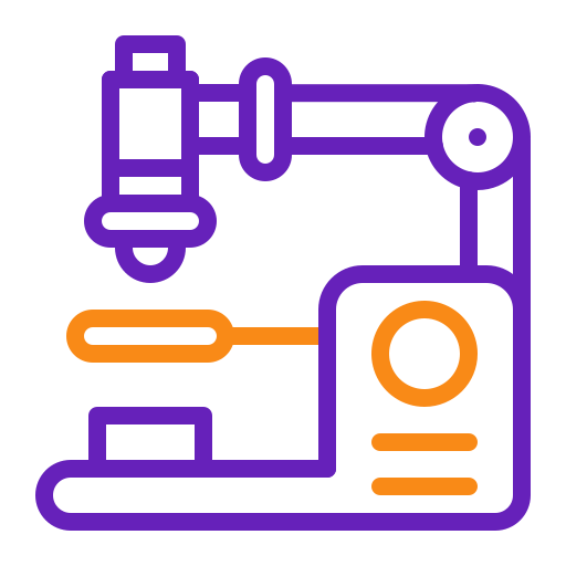 ciencia del microscopio icono gratis