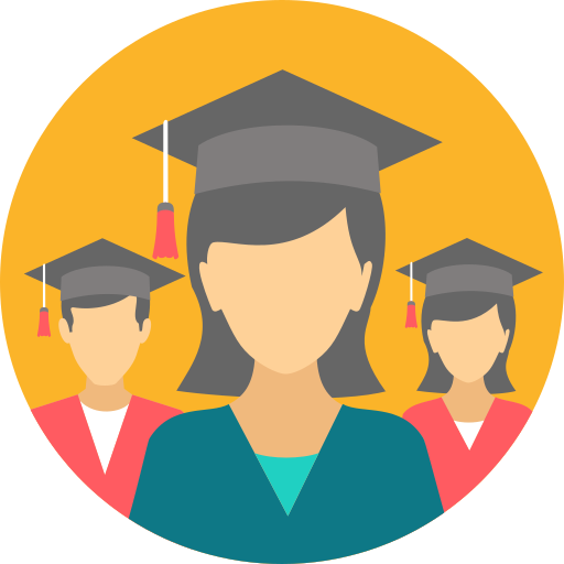 graduación icono gratis