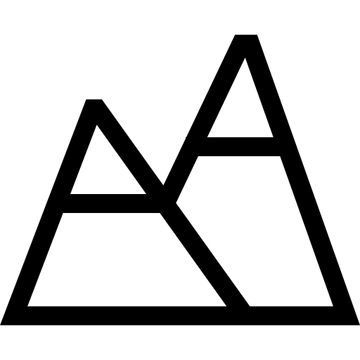 montagnes Icône gratuit