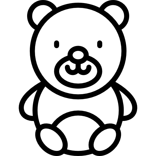 oso de peluche icono gratis