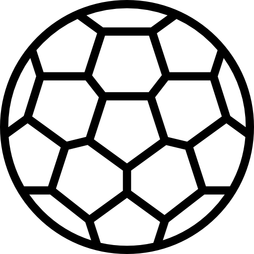 balón de fútbol icono gratis