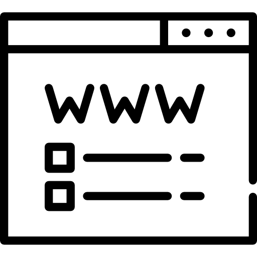 Domain registration free icon