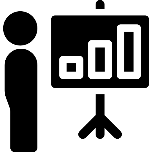 presentación icono gratis