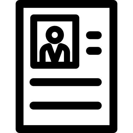 Free Icon | Resume