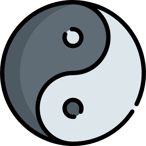 yin yang icono gratis