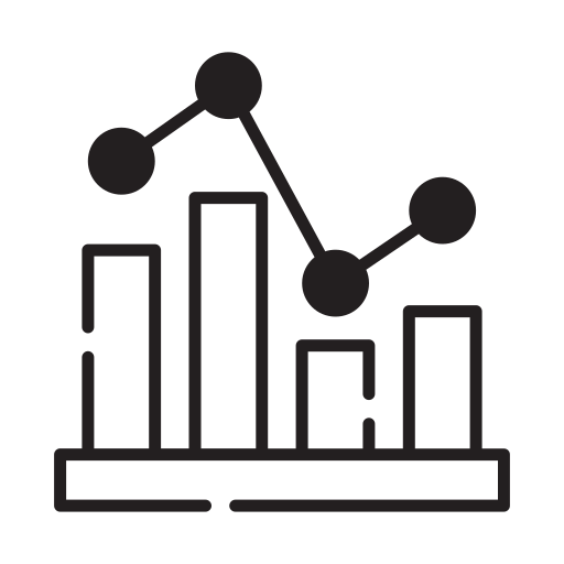 Chart free icon