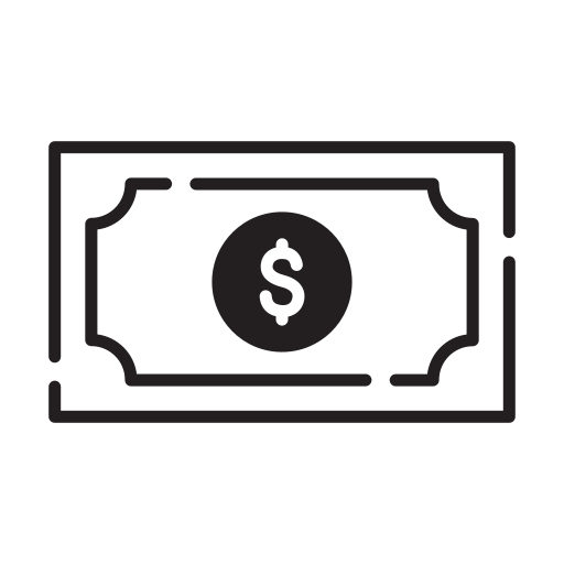 Money Generic black fill icon