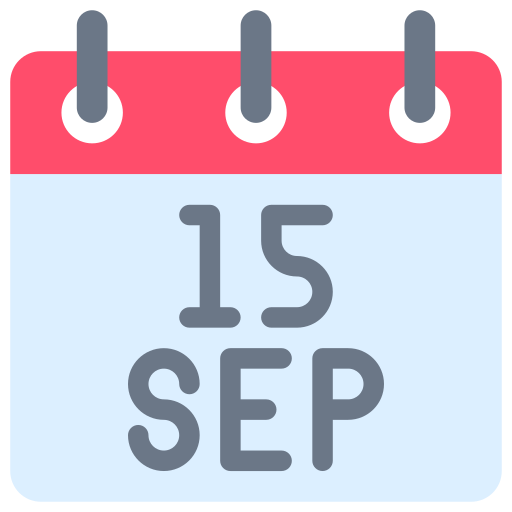 septiembre icono gratis