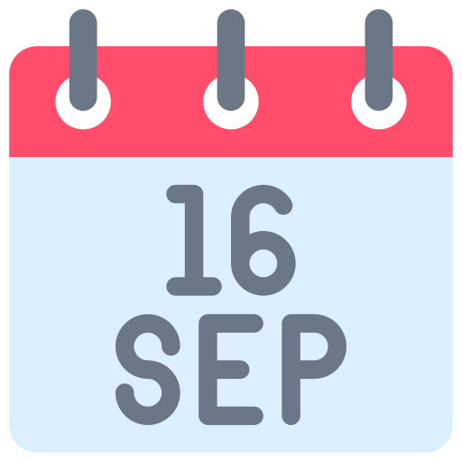 septiembre icono gratis