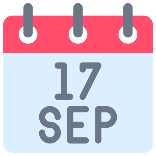 septiembre icono gratis