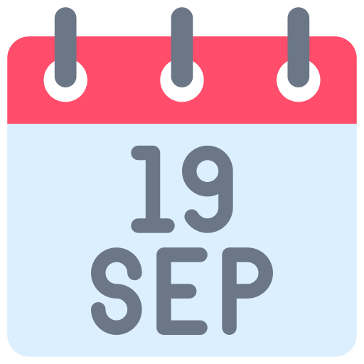 septiembre icono gratis