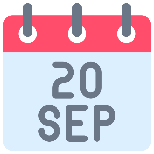 septiembre icono gratis