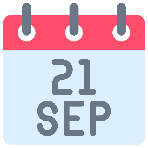 septiembre icono gratis