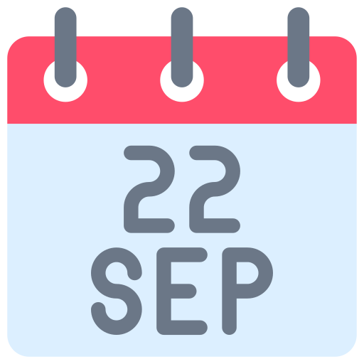 septiembre icono gratis