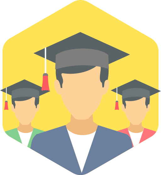 graduación icono gratis