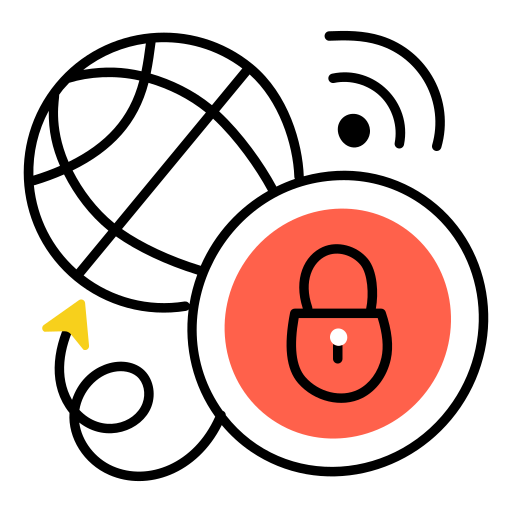 la seguridad cibernética icono gratis