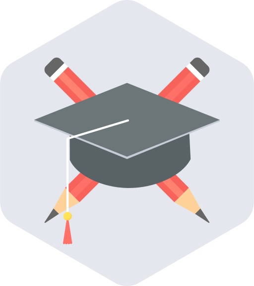 graduación icono gratis