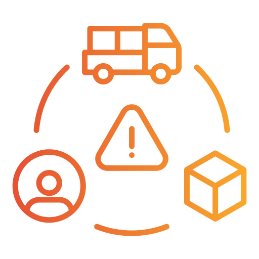 cadena de suministro icono gratis