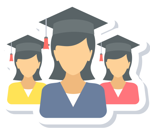 graduación icono gratis