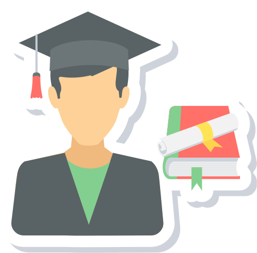 graduación icono gratis