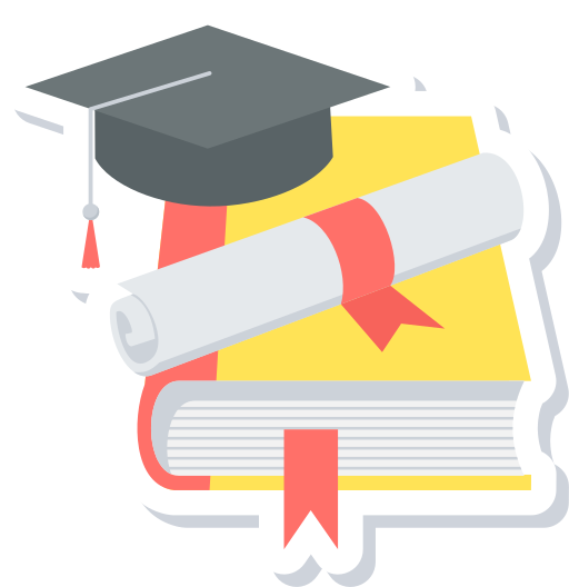 graduación icono gratis