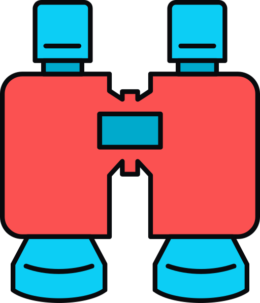 prismáticos icono gratis